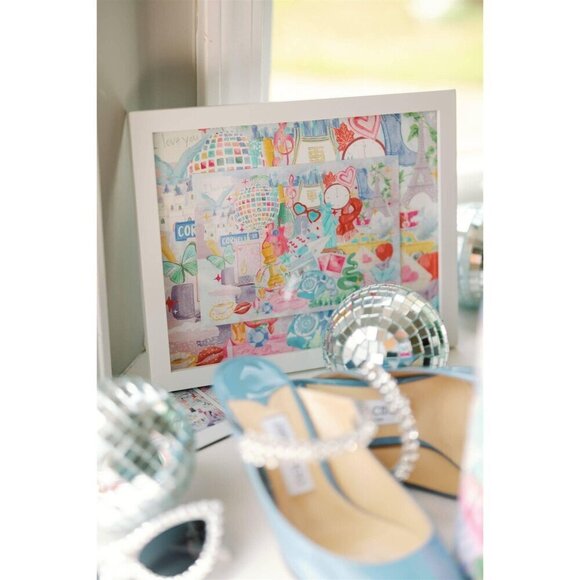 Taylor Swift Collage Watercolor Art Print - Picture 2 of 2